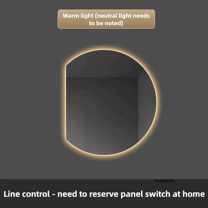 Nordic inteligente espelhos de banho bacia de lavagem de banheiro fixado na parede espelhos de banheiro anti-nevoeiro espelho de vestir hotel espelho decorativo by Casa Perfeita