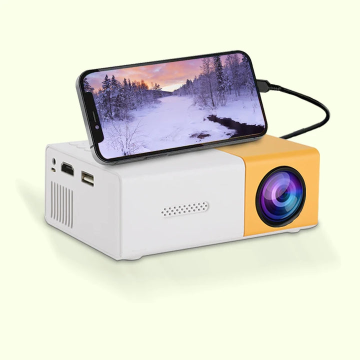 Projetor Ultra HD Doméstico 4K - Cinema em Casa para Quarto e Sala