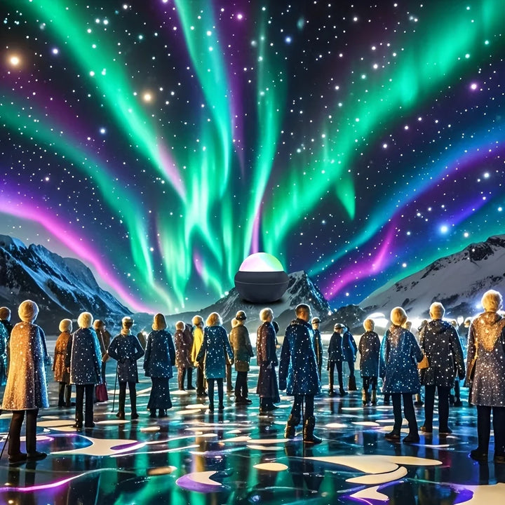 Luz Noturna Projeta Céu Estrelado ICSATMA Para Crianças by Casa Perfeita