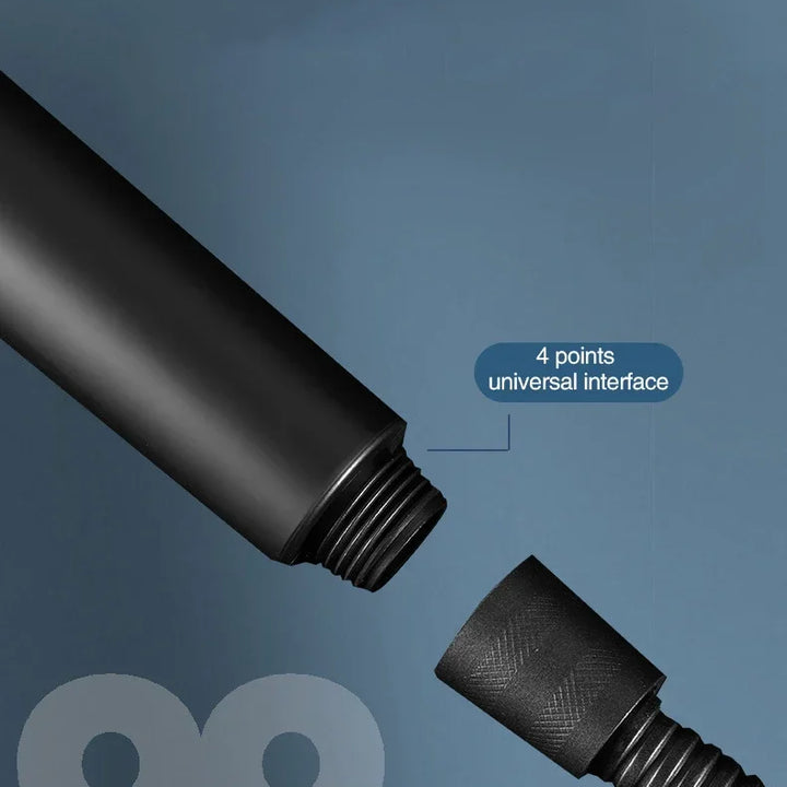 Cabeça de chuveiro com filtro de alta pressão, spray ajustável de 3 modos com escova de massagem, torneira de chuva, acessórios de banheiro