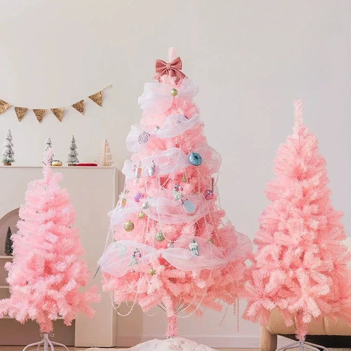 Árvore De Natal Rosa  Luxuosa