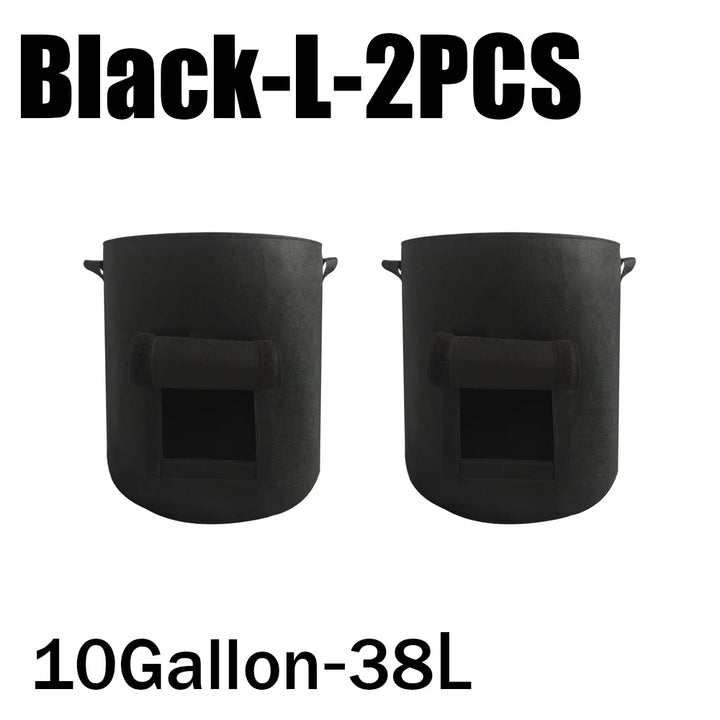 Planta de Feltro Crescer Sacos, Tecido não tecido, Garden Potato Pot, Estufa Vegetal Growing Bags, Hidratante, Ferramentas verticais, 3 estilos by Casa Perfeita