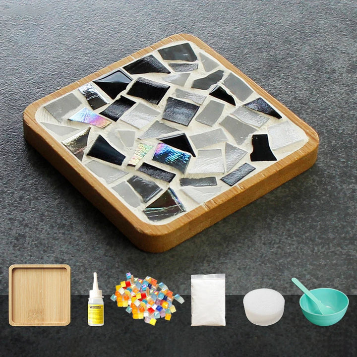 Tapete de Copos Mosaico Bambu Feito KittenBaby Infantil