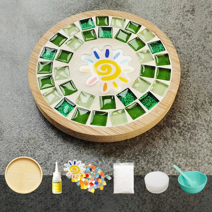 Tapete de Copos Mosaico Bambu Feito KittenBaby Infantil