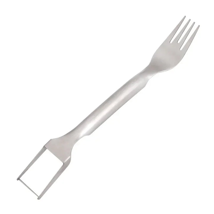 Aço inoxidável melancia garfo fatiador, 2 em 1 faca cortadora, Corte de frutas multiuso, Acessórios de cozinha by Casa Perfeita