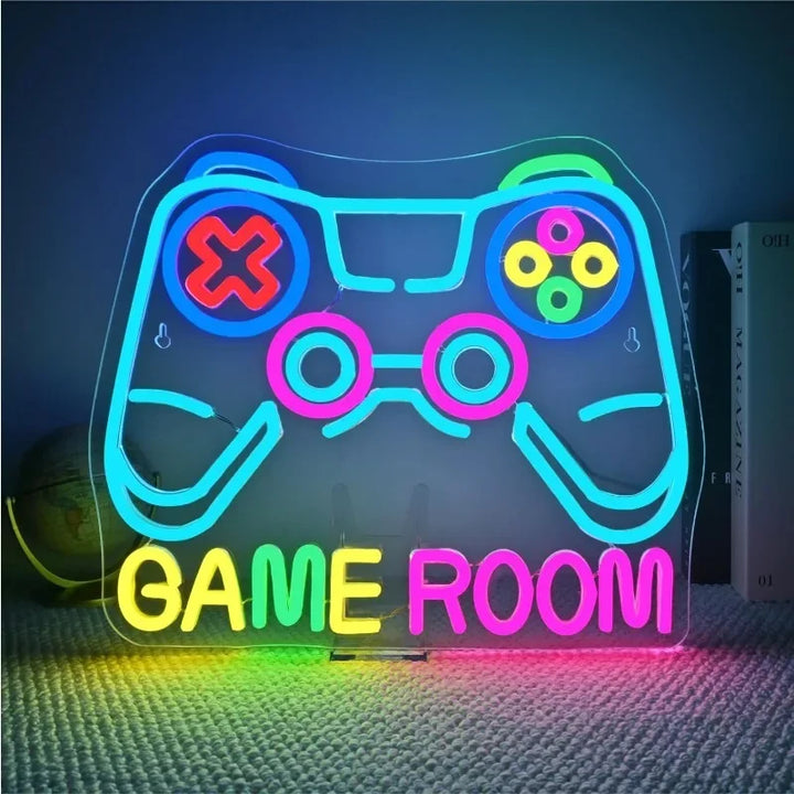 Luz Néon Parede LED para Quarto Gamer Infantil Brilho Suave
