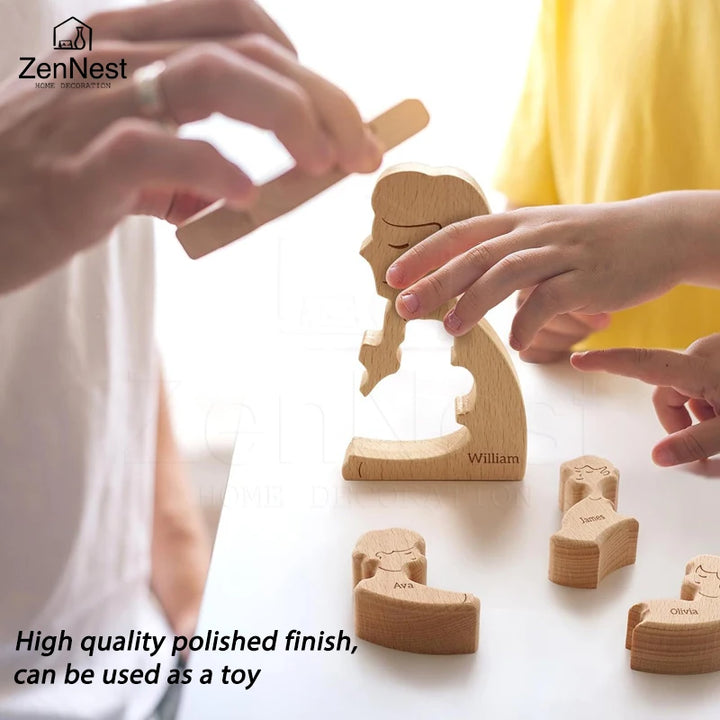 Quebra Cabeças Personalizados de Madeira para Casa Presentes