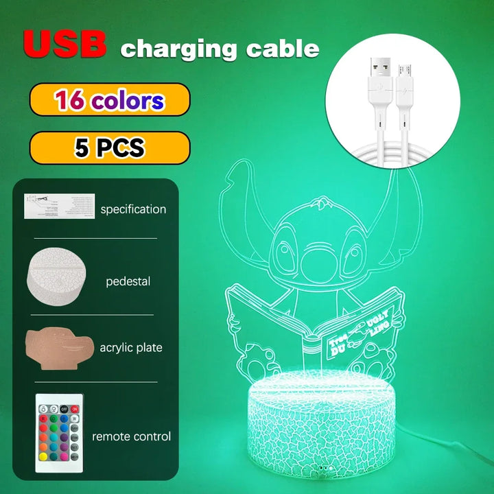 Led night light ilusão ponto lâmpadas de controle remoto toque inteligente decoração do quarto casa lâmpada natal dia dos namorados presentes aniversário by Casa Perfeita