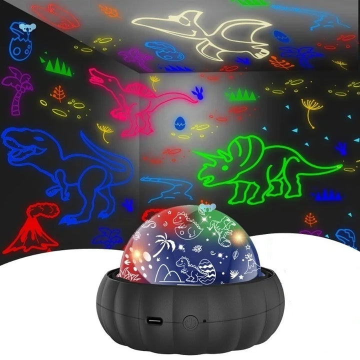 Luz noturna projetor usb candeeiros de mesa sala de jogos home theater teto decoração de casamento dia das bruxas gira automaticamente by Casa Perfeita