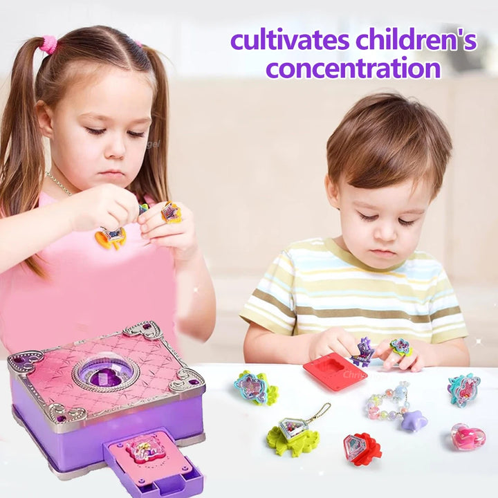 Kit Joias Mágicas 3D DIY Anéis Chaveiro Criativo Para Todos