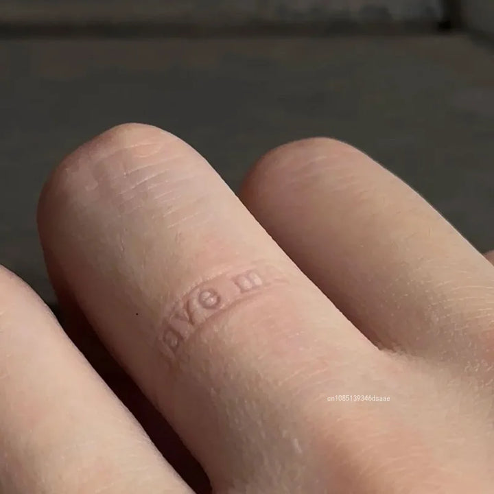 Anel Handprint Design Exclusivo Unissex Casal