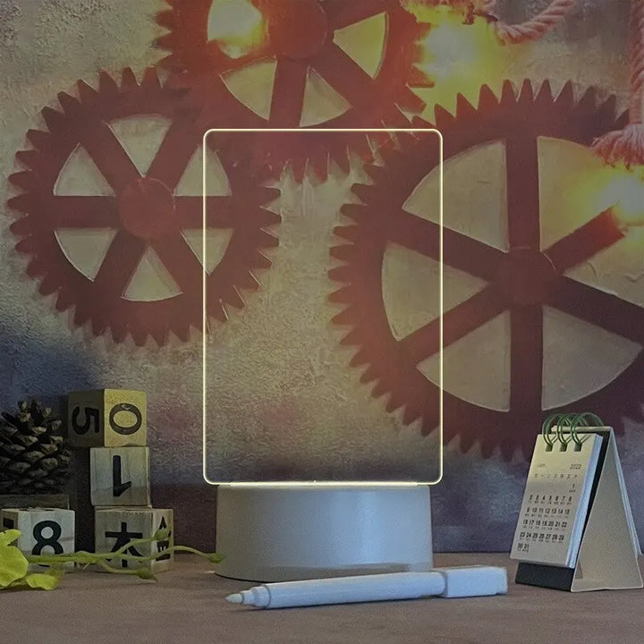 Quadro de Mensagens LED Luminoso USB | Crie e Ilumine Seu Lar