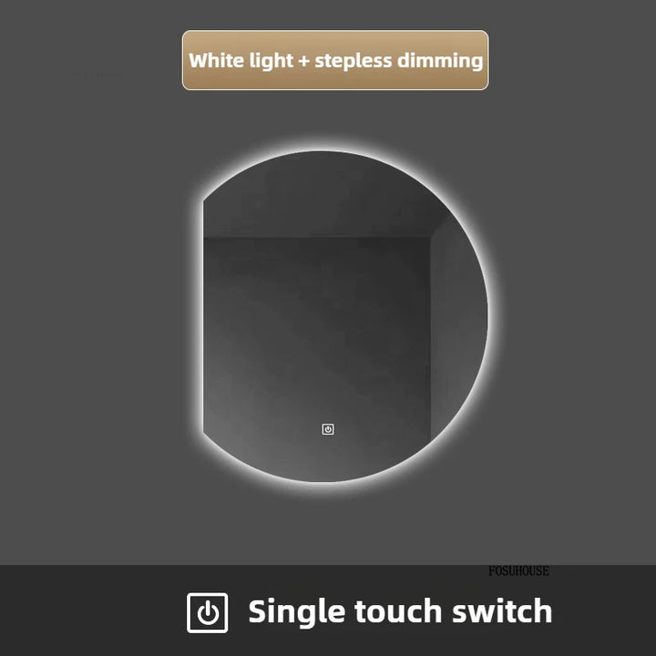 Nordic inteligente espelhos de banho bacia de lavagem de banheiro fixado na parede espelhos de banheiro anti-nevoeiro espelho de vestir hotel espelho decorativo by Casa Perfeita