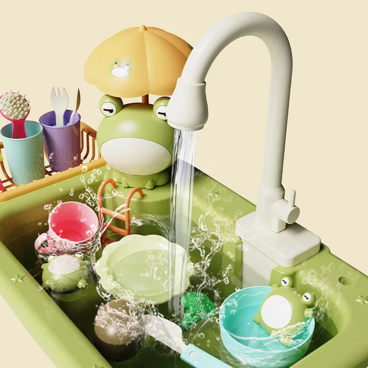 Máquina De Lavar Louça Infantil Elétrica Educativa Segura