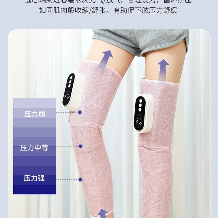 Massajador Elétrico de Pernas com Pressão de Ar 360 Graus