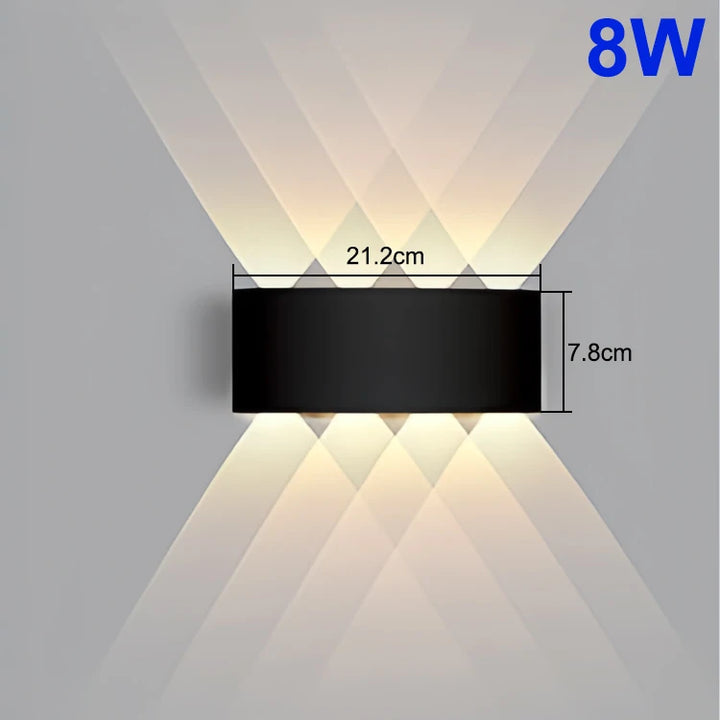 Luz de Parede LED Impermeável: Iluminação Moderna e Durável para Interiores e Exteriores