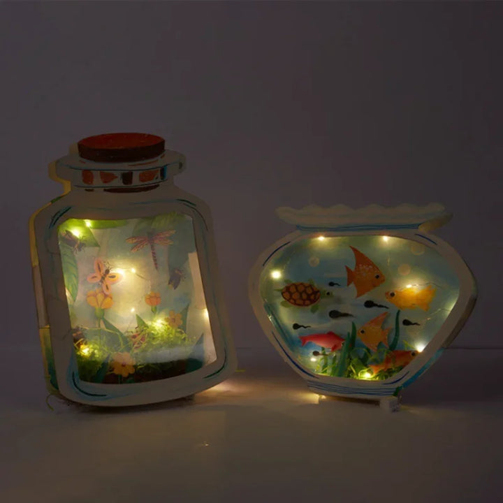 Mundo Na Garrafa Brinquedos Artesanais Educativos Crianças