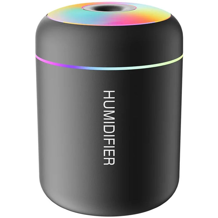 Mini Umidificador e Difusor de Aromas USB 180ml | Silencioso, Portátil para Carro, Casa, Quarto