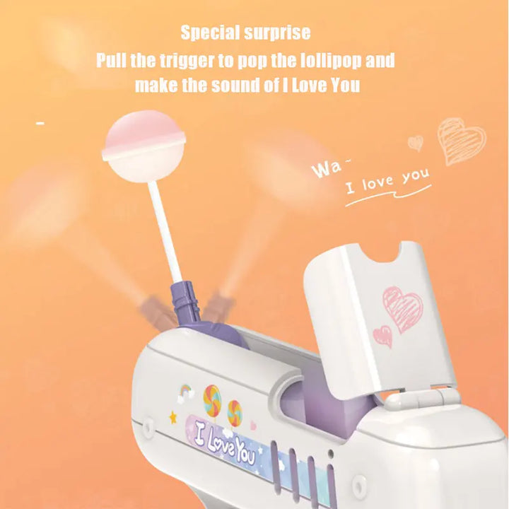 Arma Surpresa Pirulito Brinquedo Criativo Presente de Natal