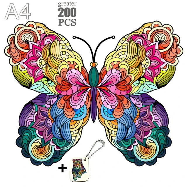 Guitarra De Madeira Quebra Cabeças 3D Educativa Infantil