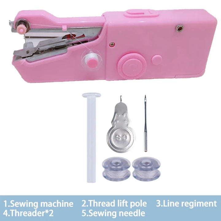 Mini Máquina de Costura Portátil Manual | Para Reparos Rápidos e DIY