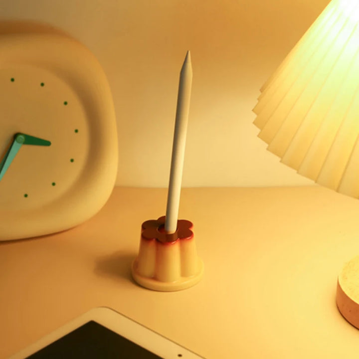 Suporte de Canetas Pudim Criativo Organiza Mesa Presente