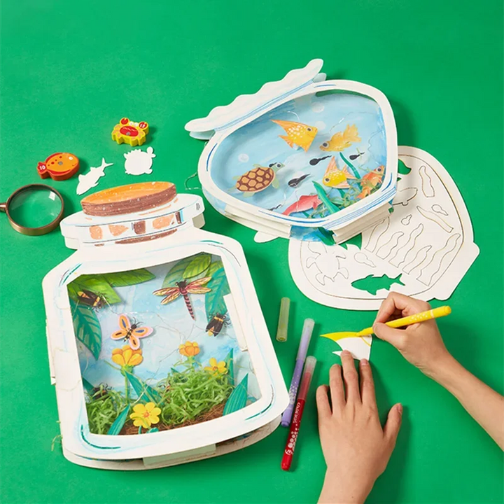 Mundo Na Garrafa Brinquedos Artesanais Educativos Crianças