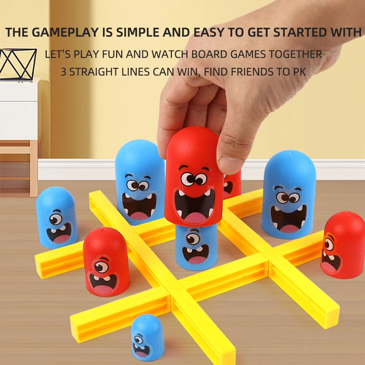 Jogo De Tabuleiro Divertido Multijogador Tic Tac Toe Amigos