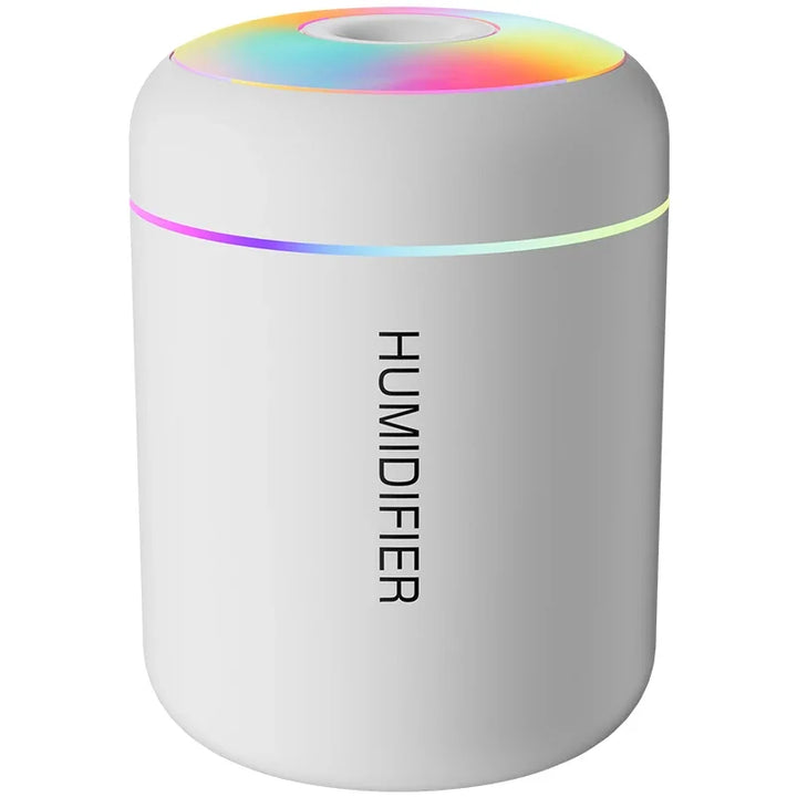 Mini Umidificador e Difusor de Aromas USB 180ml | Silencioso, Portátil para Carro, Casa, Quarto