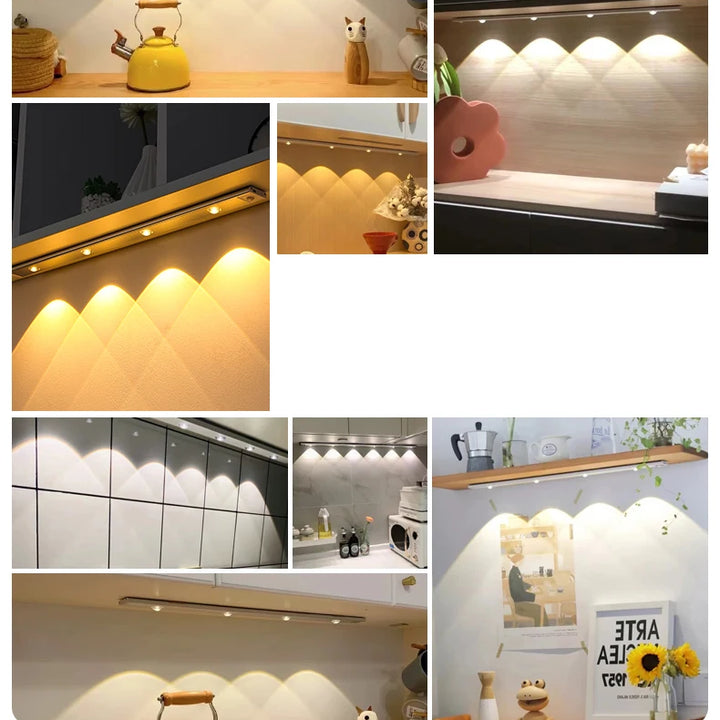 Luz LED com Sensor de Movimento Ultra Fina e Sem Fios: Iluminação Inteligente e Versátil para Cada Canto da Sua Casa!