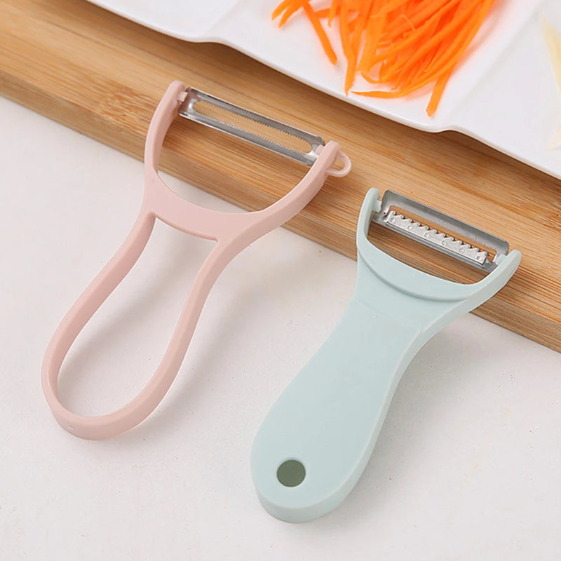 Descascador e ralador de vegetais portátil 2 em 1, multiuso para preparação de refeições veganas, ferramenta de cozinha dobrável com lâminas de aço inoxidável by Casa Perfeita