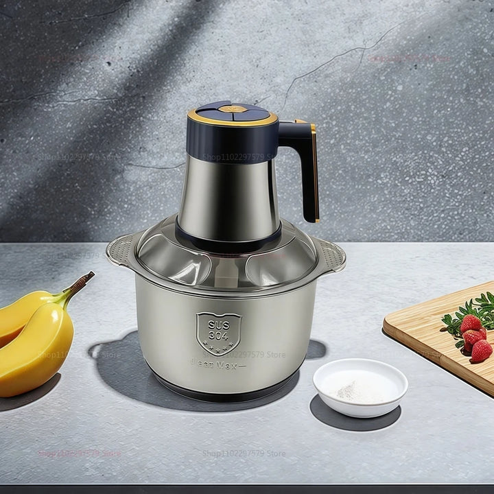 Moedor De Carne Elétrico 5L Inox LISM Versátil Para Casa