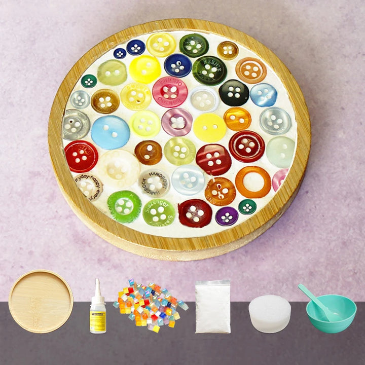 Tapete de Copos Mosaico Bambu Feito KittenBaby Infantil