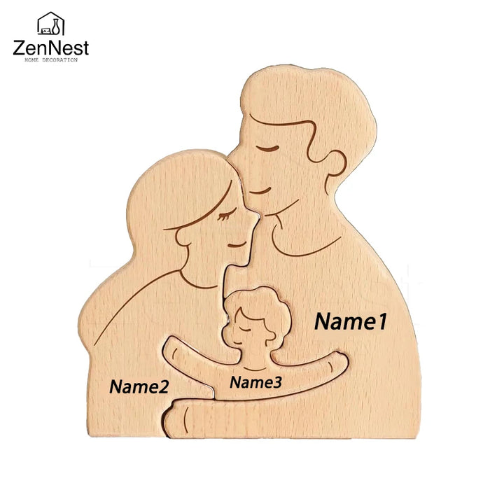 Quebra Cabeças Personalizados de Madeira para Casa Presentes