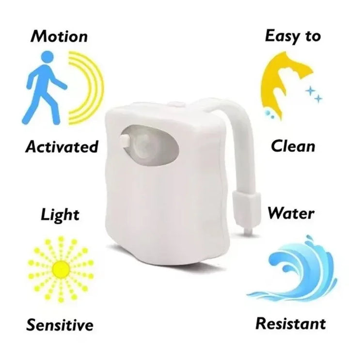 Iluminação Noturna Inteligente para Banheiro: Ambiente e Conforto Colorido