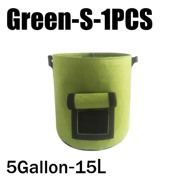 Planta de Feltro Crescer Sacos, Tecido não tecido, Garden Potato Pot, Estufa Vegetal Growing Bags, Hidratante, Ferramentas verticais, 3 estilos by Casa Perfeita