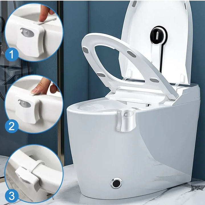 Iluminação Noturna Inteligente para Banheiro: Ambiente e Conforto Colorido