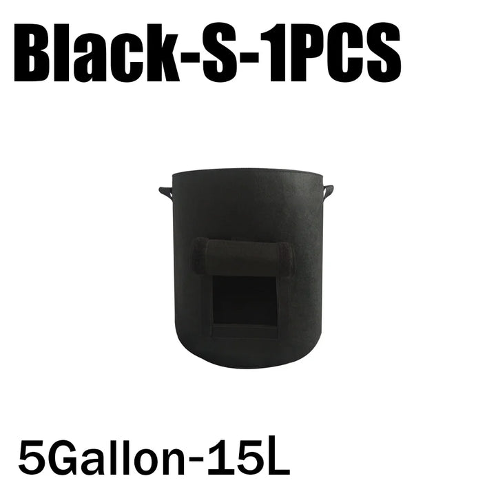 Planta de Feltro Crescer Sacos, Tecido não tecido, Garden Potato Pot, Estufa Vegetal Growing Bags, Hidratante, Ferramentas verticais, 3 estilos by Casa Perfeita