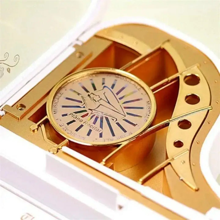 Caixa de Música Dança de Piano Romântico Para Sala Elegante