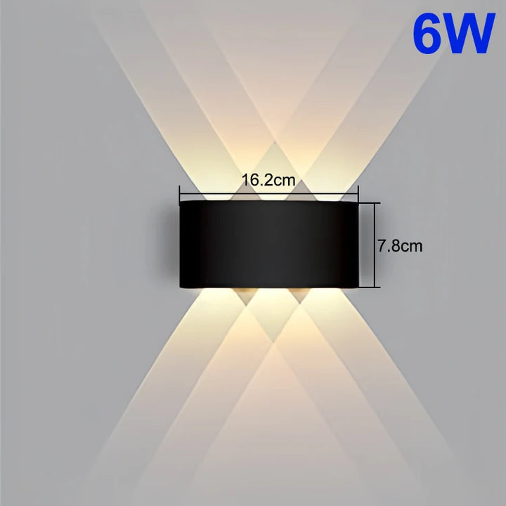 Luz de Parede LED Impermeável: Iluminação Moderna e Durável para Interiores e Exteriores