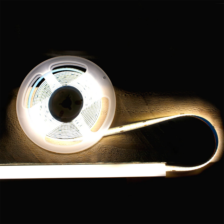 Fita Cob Super Led 5 Metros 320led/m 12v Ip20 Alto Brilho by Casa Perfeita
