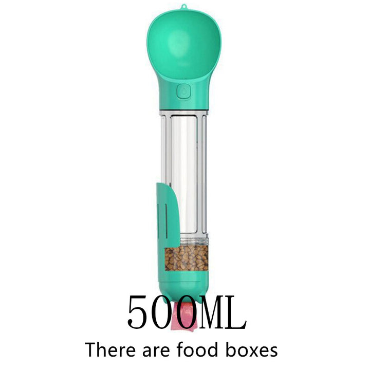 Garrafa de Água Multifuncional 300ml para Cães Prática