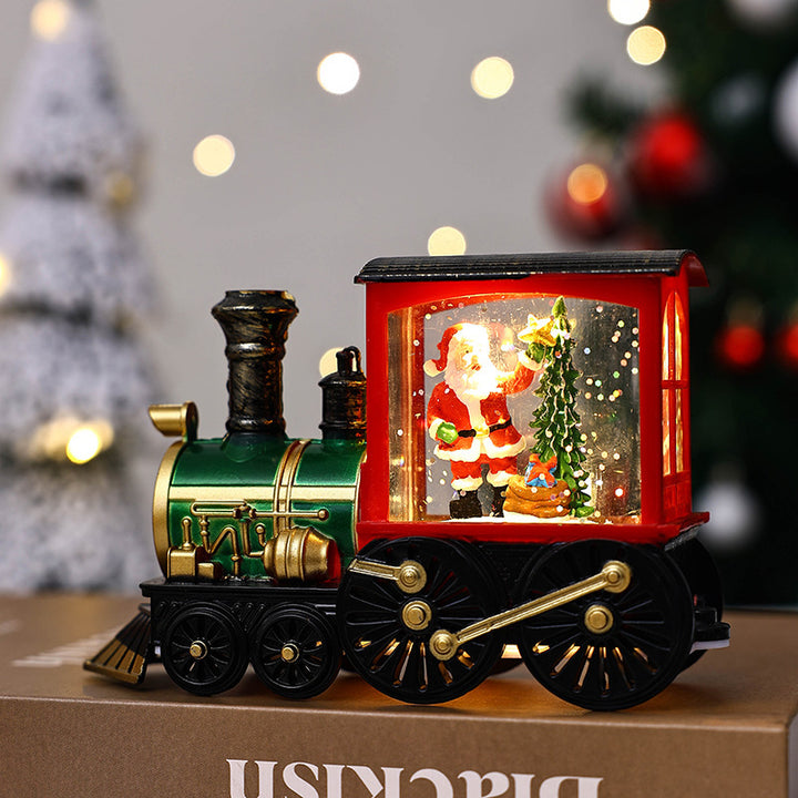 Christmas Gift Train Decoration Small Night Lamp by 253444