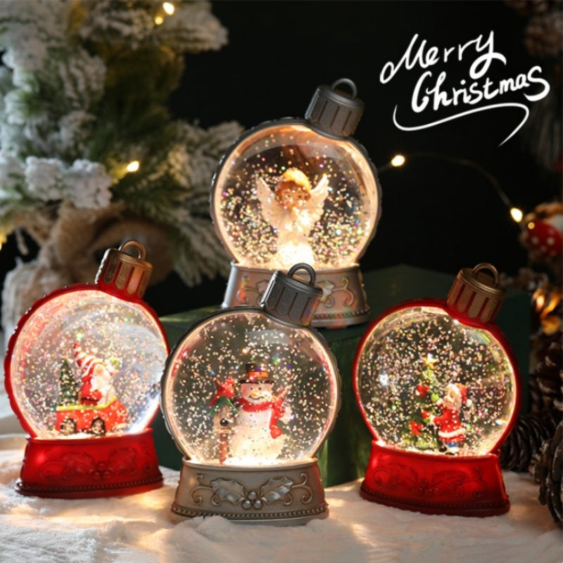 Christmas Holiday Decorations Luminous Simulation Flat Light LED Decoration Scene Layout Flame Light Home Decor by 253444