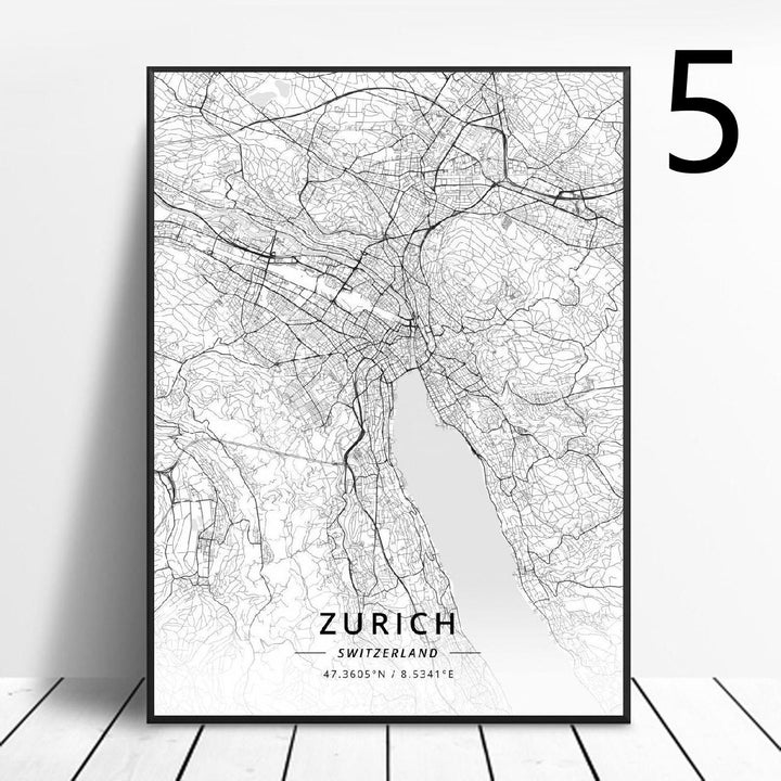 Poster Em Canvas Impressão De Alta Qualidade Para Casa