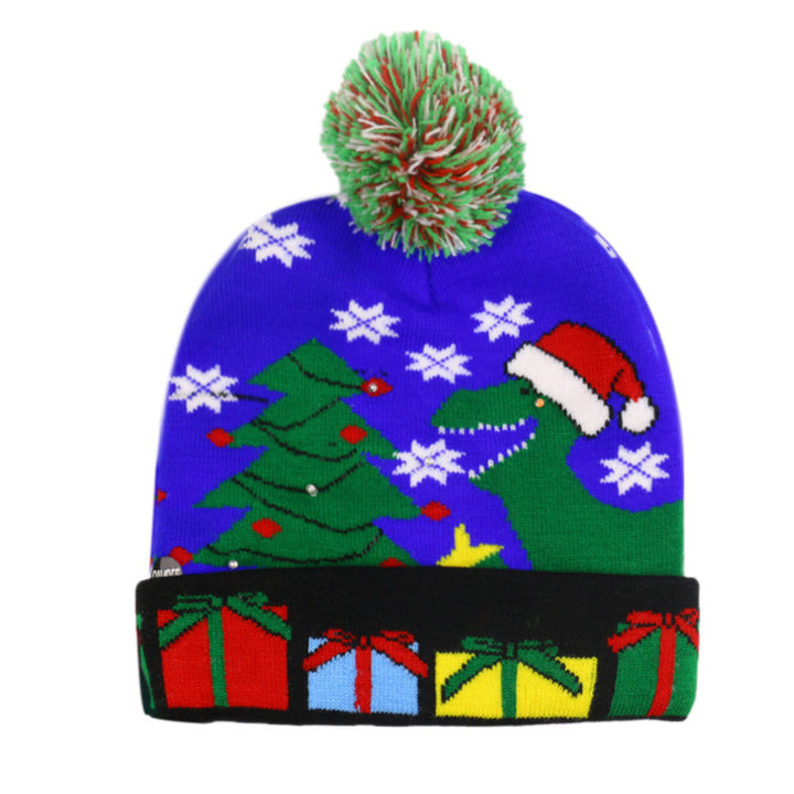 Christmas Hat LED Knitted Hat With Lights by 253444