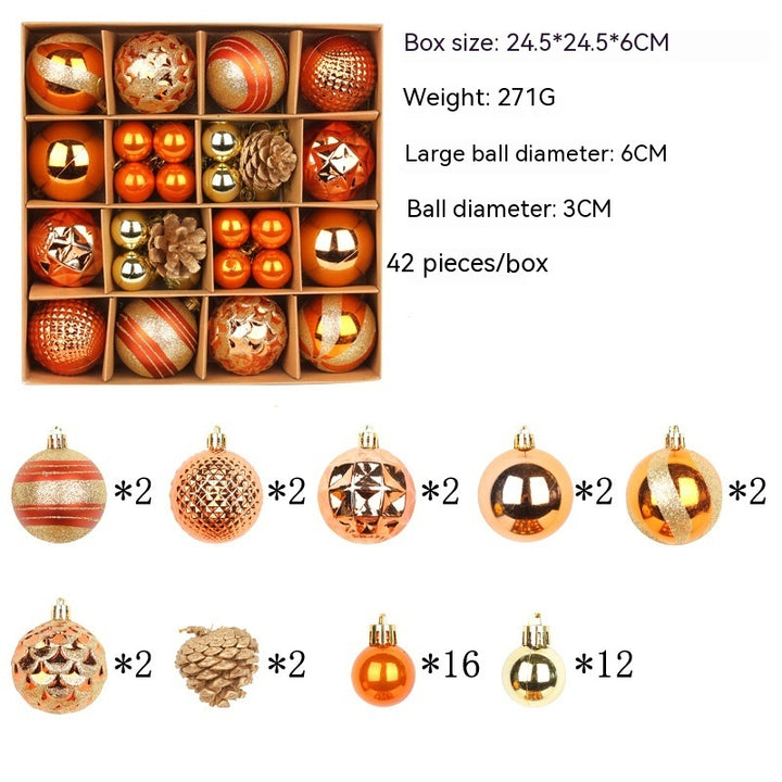 Christmas Tree Decoration Colorful Ball Gift Set by 253444