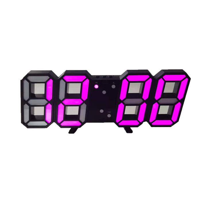 Digital Wall Mounted Clock LED Electronic Gift Alarm Clock Large Clock Temperature Clock
