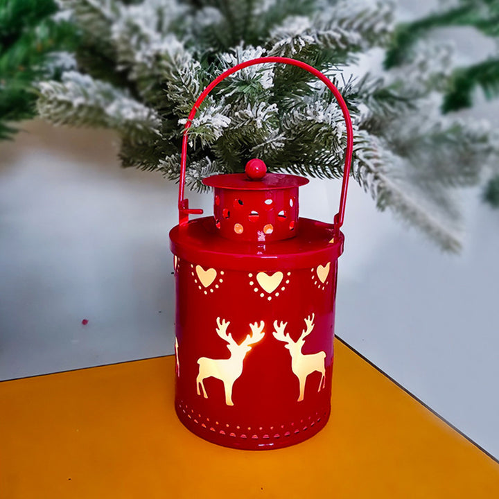 Christmas Candle Lights LED Small Lanterns Wind Lights Electronic Candles Nordic Style Creative Holiday Decoration Decorations by 253444