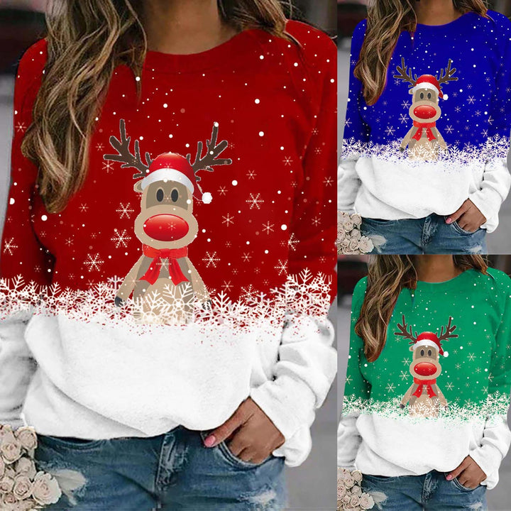 Pulôver Urbano Gola Redonda Gradiente Estampado Para Jovens